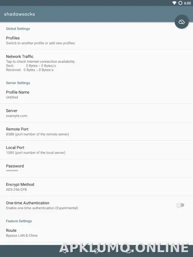 Shadowsocks скриншот 5