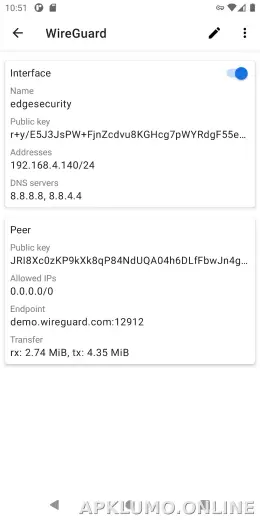 WireGuard скриншот 2